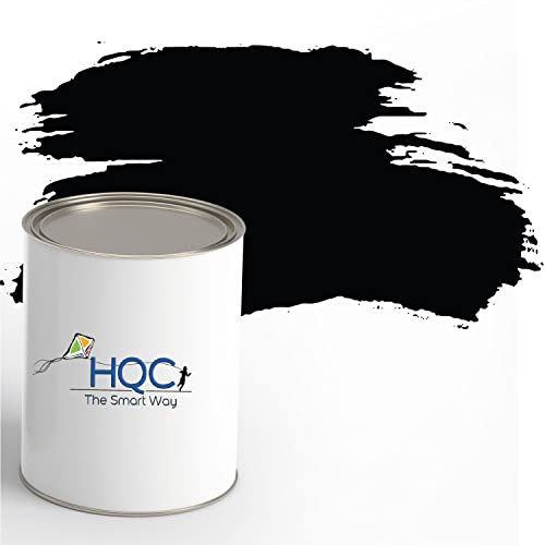 HQC Fence and Garden Paint | Furniture, Shed, Wood, Outdoor Paint | Garden Fence | Quick-Drying | 1L Black