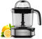 LUUKMONDE Electric Citrus Juicer - 1.2L Capacity Orange Juicer with Powerful Motor and LED Light - Ideal for Oranges, Lemons, Limes, Grapefruits - D-8020A, Black