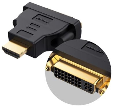 Adaptador Conversor HDMI para DVI - Bidirecional - Preto - Vention