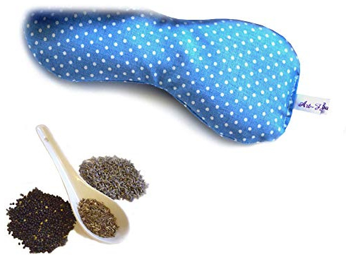 Art-Fabric Bio Augenkissen Baby Dots reine Baumwolle mit Füllung nach Wunsch