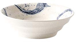 MANSIFANG Vintage Ceramica Grande Insalatiera Scodella Big Soup Bowl Creativo di personalità della Famiglia Ramen Bowl (Color : White)