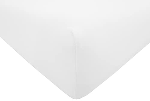 Dukal | Bezug für Massageliegen | 75-80 x 195-200 cm | aus hochwertigem DOPPEL-Jersey | 100% Baumwolle | Farbe: weiss
