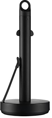 blomus -Loop - Hushållspappershållare, innovativ teknik, praktisk hushållshjälp, färg svart 64364
