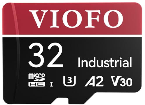 VIOFO 32 GB Speicherkarte SD Karte, hohe Geschwindigkeit mit Adapter, MLC V30 U3, Kompatibel für 1080P 2K WiFi Dashcam Auto Kamera