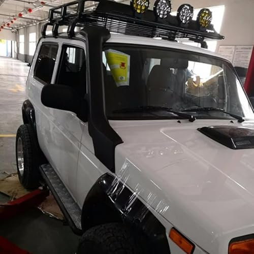 LXBSXY Auto Lufteinlass Schnorchel Set für Lada Niva, ABS Wasserdichter Ansaugrohr, Autowatgerät Lufteinlasssysteme Off-Road, Auto Styling Zubehör