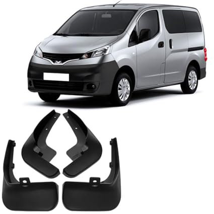 Bqieai 4PCS Auto Vorne Hinten Schmutzfänger, Für NIS-san Succe NV200 2010-2019 Rad Spritzschutz Kotflügel Staubdicht Schlamm Klappen Car Styling Zubehör