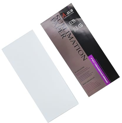 Sublimation Paper 113gsm 4x9.5inch Sublimation Transfer Paper for Textiles Tumblers Mugs and Metal 100 Sheets White Printing Paper