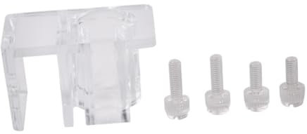 Yardwe 2pcs Aquarium Water Holder Clamp Acrylic Tube Holder for Fish Tank Hose Clip Clamp