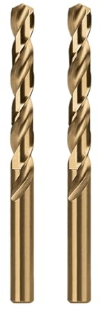 Misuyue 7mm M35 Cobalt Drill Bits, 2pcs Metal HSS Twist Drilling Bit
