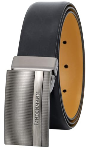 LINDENMANN Herren Koppelgürtel – Rindsleder schwarz elegant und robust