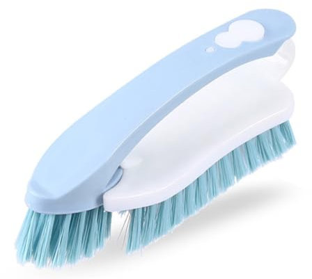Ipetboom 3pcs Multipurpose Nylon Scrubbing Brush Laundry Cleaning Clothes Washing Brush Cleaner for Shoe Cleaning and Daily Use Random Color