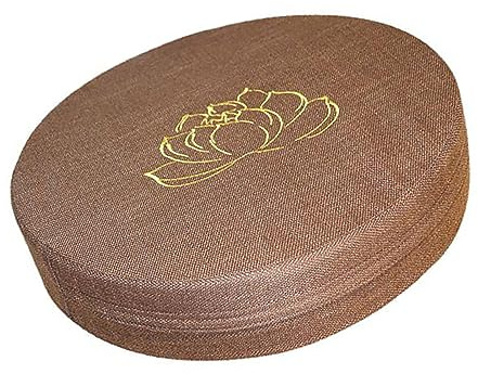 Eujgoov Cojín de Meditación Redonda, Algodón de Espuma de Cojín de Piso, Lavable Desmontable con Comodidad de Diseño Minimalista para la Sala de Estar de Balcón Tatami, Uso Versátil en la Oficina