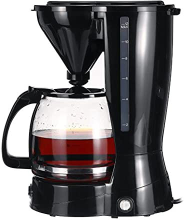 7LiuYueFei6 Electric Coffee Coffee Pot with Filter Drip Brewing Hot Brewer Boiled Coffee Tea Kettle Making Machine