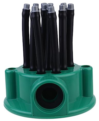 Toyvian 360grado Boquilla de Aspersión para Jardín Herramienta de Riego Automática Grados Múltiples Cabezales para Agua Refrigeración de Techos y Riego de Flores Exteriores