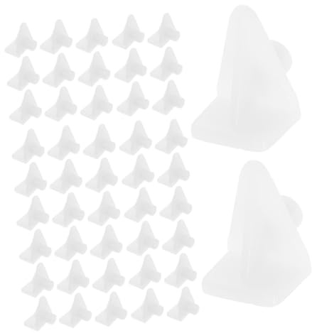 Vaguelly 200pezzi Supporti in Plastica Per Ripiani Perni Supporto Per Mensole Clip Per Ripiani Per Mobili Perni Per Scaffali Da Cucina e Forniture Rinforzo Per Armadietti e Librerie