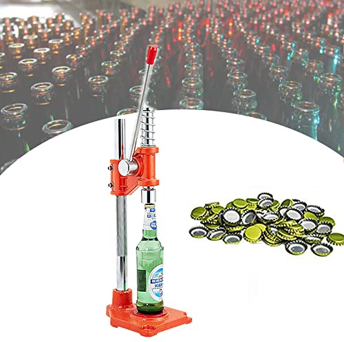 TBLOTYD Bench Beer Bottle Capper, Manual Bottle Cap Sealing Capping Machine with Auto Lever for Homebrew Beer Bottle Capping for Homebrew Beer & Soft Drinks