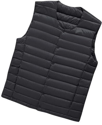 Gilet Smanicato Uomo Senza Maniche Slim Fit Leggero Trapuntato Uomo Inverno Gilet Smanicato Antivento Sportiva Senza Maniche Giacca Trapuntato Giubbino Elegante Imbottito
