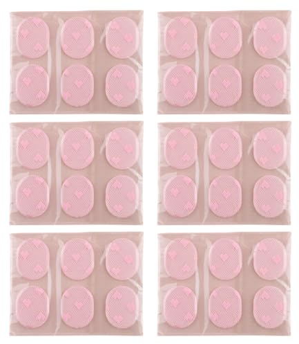 6 cuscinetti per tallone da donna in gel, inserti imbottiti, design antiscivolo, rete traspirante per un comfort elevato e una presa elevata