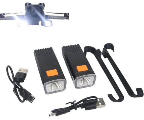 LICHIFIT Mini5 Pro Drohne Suchscheinwerfer Nachtlicht für DJI Mini 5 Pro Wiederaufladbares Dual-Licht Mehrere Modi Stroboskop Nachtfluglicht Hohe Helligkeit LED Beleuchtung Licht Strahler