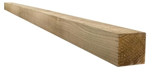 Snowdon Timber Treated 3x3 Fence Post (W) 75mm (H) 2.1m - Pack of 4