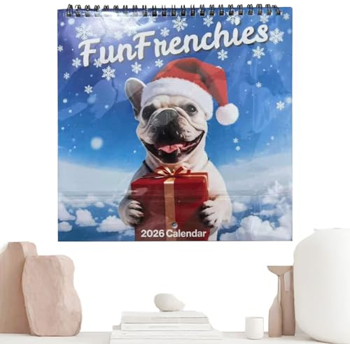 Celuicion Calendario de pared | Agenda mensual Adorable de Navidad, organizador de calendario animal con bloque de notas | para planificar notas para hacer porche aula oficina, salón dormitorio