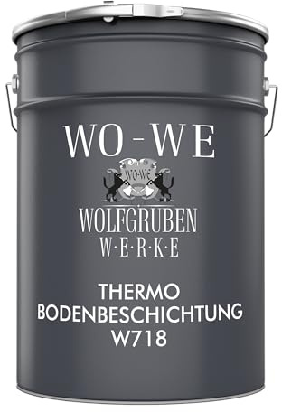 WO-WE Thermo Bodenbeschichtung Bodenfarbe W718 Anthrazitgrau Ähnl. RAL 7016-10L