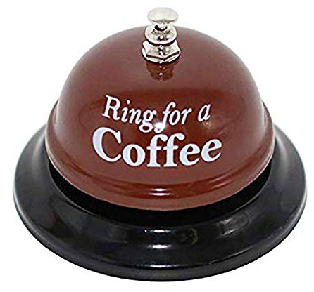 Dkhsy Hanging Bell, Desk Bell Ring for Kitchen Restaurant Bar Classic Concierge Hotel Funny Gifts, Iron, Special Occasions, Christmas
