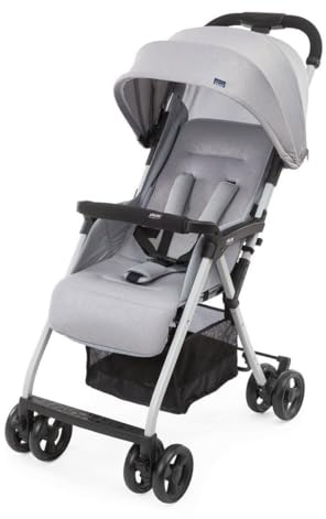 Chicco OHlalà 3 Ultra-Leichtgewicht Kinderwagen von Geburt bis 15 kg, Liege- und Faltbuggy mit großem Einkaufskorb, Kompakt, Regenschutz und Ausziehbares Verdeck