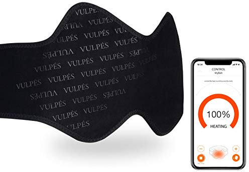 Vulpés Kidney Belt – Cintura renale riscaldabile intelligente | Supporto termico per la schiena, i reni e i bacini | Controllo smartphone | tecnologia grafene | Sviluppata in Germania