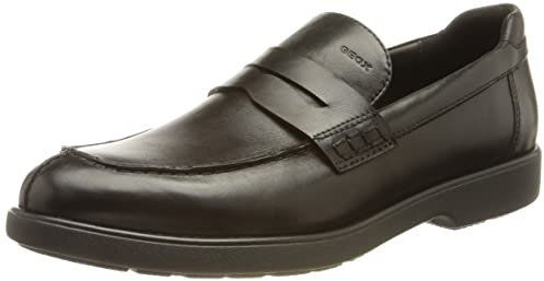 Geox Uomo U Spherica Ec11 C Mocassini Uomo, Nero (Black), 45 EU