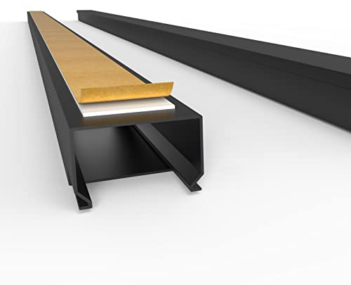 SCOS Smartcosat Kabelkanal, 30x20 mm, 1x2 m, Schwarz, selbstklebend | PVC, UV-beständig, Innen & Außen, 1 Stange à 2 m, Made in Germany