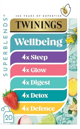 Twinings Superblends Wellbeing Collection 20 teabags, 37g