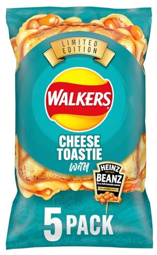Walkers Cheese Toastie with Heinz Baked Beans Multipack Crisps 5 x 25g