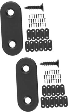 Gatuida Stk Eckcode-befestigungen Ausbesserungsplatte Gerade Klammer Flache Eckwinkel Flache Halterung Edelstahlplatte Flacher Teller Metallplatten Metallklammern Rostfreier Stahl