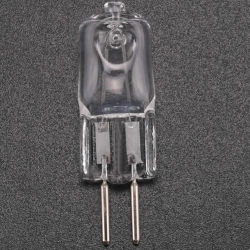 UGEFKMQ G6.35 50W 220V Lampadine Alogene G6.35 220V 35W Lampadina A Capsula Trasparente GY6.35 base a doppio ago 2700K Bianco Caldo 35 W, 1 Pc