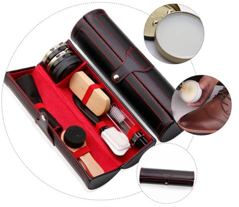 LIFKOME 1satz Teiliges Schuhputzset Mit Bürste Und Schuhcreme Effektive Für Wildlederschuhe Tragbar Und Langlebig Für Und