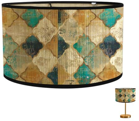 Lámparas de pared pantallas decorativas para lámparas de mesa pantallas de lámpara rústicas Pantalla tejida (como en la imagen)
