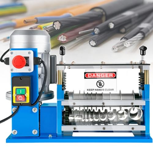 pealiritansemen Pelacables Automático De 750 W con 10 Cuchillas, Pelacables para Cable De Cobre De 1,5 mm A 32 mm, Herramienta para Bricolaje, para Reparaciones, Remodelaciones Y Reciclaje del Hogar