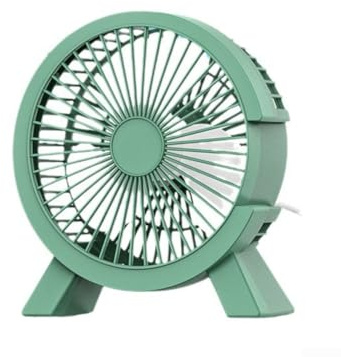 Marchfunny Mini USB Desk Fan With Quiet Performance, Portable And Compact For Office Or Dorm Use, Features Stable Base With Non Slip Soft Rubber Pad For Secure Placement(Green)