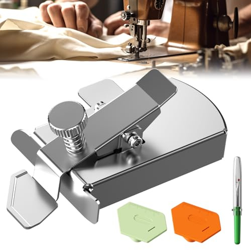 4 Pcs Magnetic Seam Guide for Sewing Machine, Multifunctional Guide Tool | Multifunctional Anti-Curl Magnetic Measuring Tool,Sewing Machine Accessories,Suitable for Daily DIY and Professional Sewing