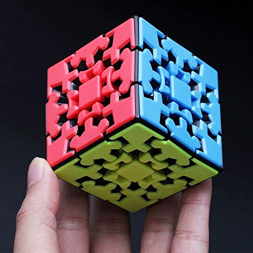 Oostifun Gear Cube 3x3 Puzzle Würfel 3x3x3 Würfel Gehirn Teaser Twisting Spielzeug Multicolor