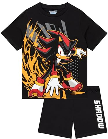 Sonic The Hedgehog Pyjama garçon, Pyjama Short Shadow The Hedgehog pour Enfant