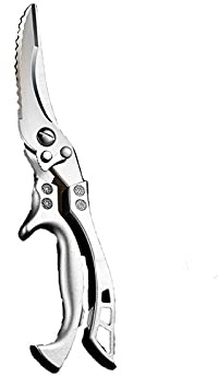 GTHTUHFD Kitchen Scissors Heavy Duty, Multifunctional Poultry Shears Spring-Loaded Food Scissors