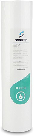 smardy 5 Micras PP Filtro de Sedimentos para Sistema de Filtrado de Agua