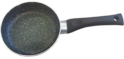King Hoff Inducción Acero Inoxidable Sartén marmorierte Sartén Sartén Honda (Varios Modelos, 14, 16, 18 y 20 22 24 26 28 cm, Acero Inoxidable, 18 cm