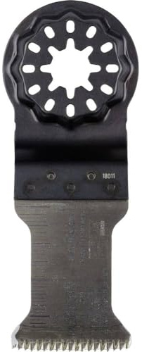 wolfcraft 4239000 - Hoja de sierra de inmersión Expert, BiM, recto, para madera, laminado, plásticos