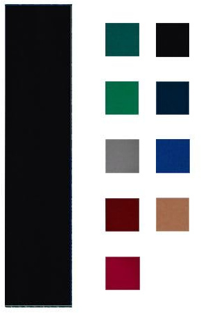 Accuplay - Mesa de billar precortada de fieltro para mesa de billar de alta velocidad, color negro para mesa de 8 pies