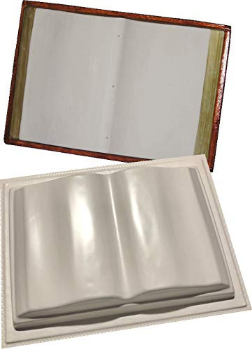 Large Plain Open Book Mould for Concrete or Plaster Casting Reusable ABS Mold