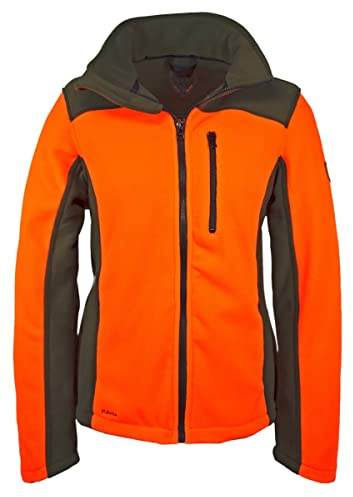 Hubertus Damen Signal Fleecejacke 10823413 Orange Fb 163 Größe XL