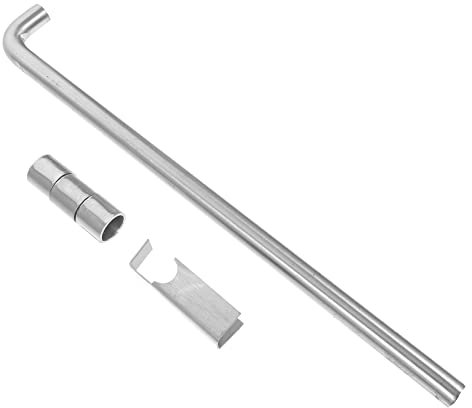 Angoily Torriegel Schubriegel Gate- Bodenbolzen Langboden Bolzenschloss Gate Türbodenschloss Riegel Tragbare Bodenverriegelung Fenster Riegel Bolzenstangenriegel Anthrazit Bodenriegel